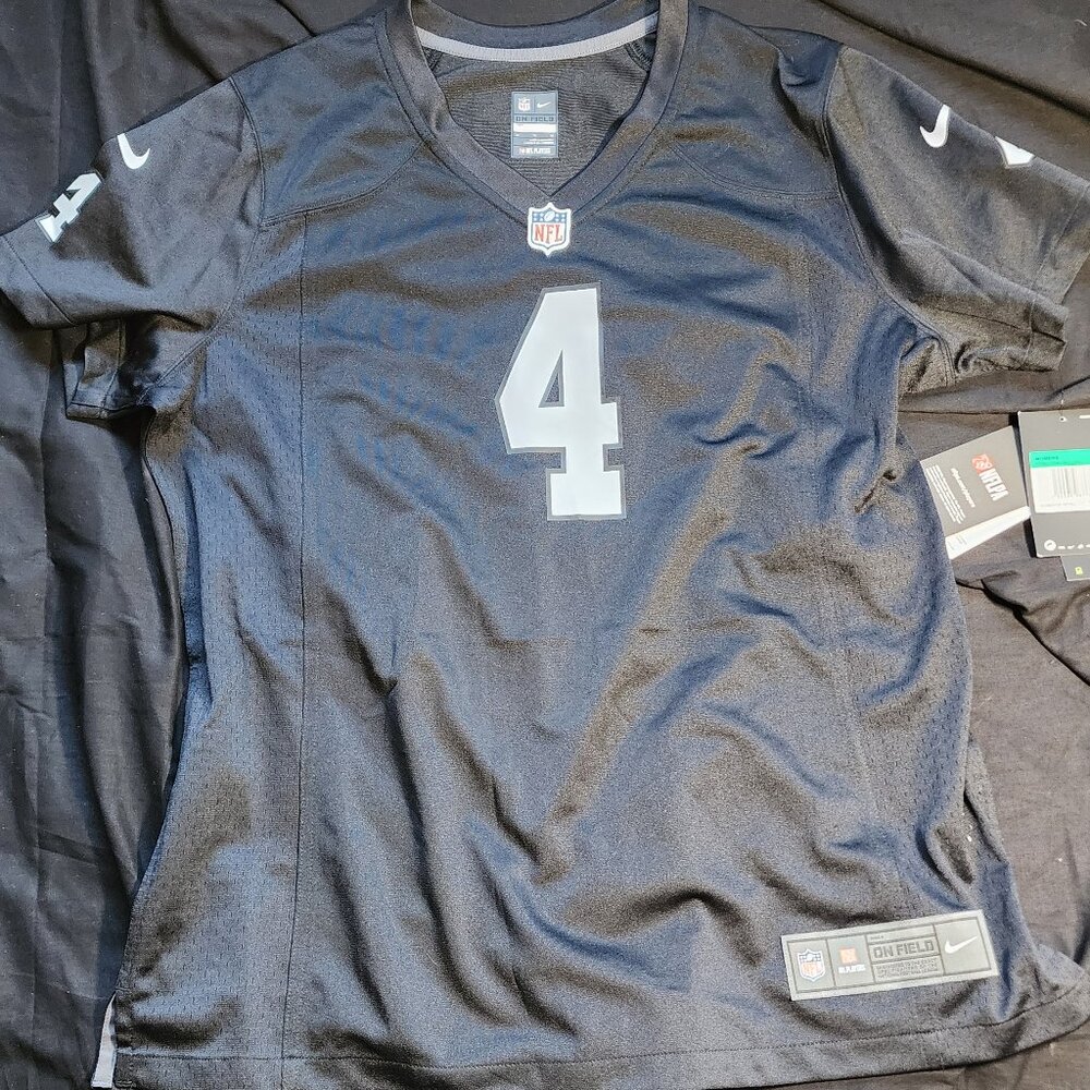 Nike Las Vegas Raiders  #4Carr Women's xl jersey